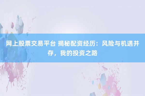 网上股票交易平台 揭秘配资经历：风险与机遇并存，我的投资之路