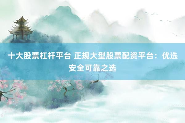 十大股票杠杆平台 正规大型股票配资平台：优选安全可靠之选