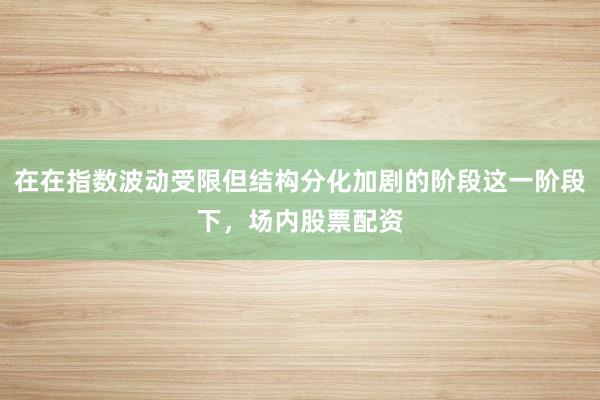 在在指数波动受限但结构分化加剧的阶段这一阶段下，场内股票配资