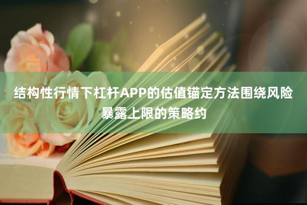 结构性行情下杠杆APP的估值锚定方法围绕风险暴露上限的策略约